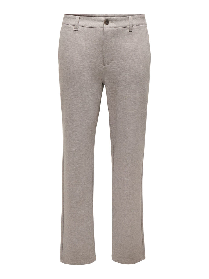 ONLY &amp; SONS 22040689 Mark lange broek taupe – heren - L32