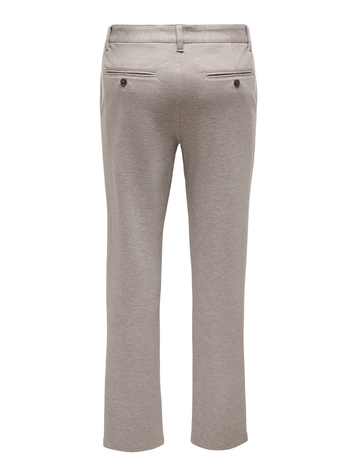 ONLY &amp; SONS 22040689 Mark lange broek taupe – heren - L32