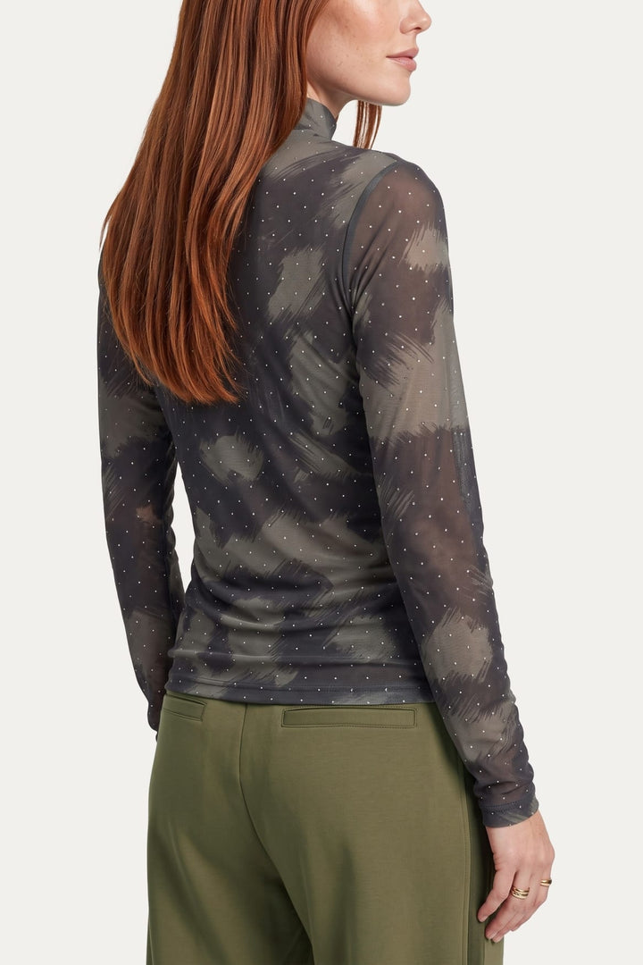 G-Maxx 26WOG04 top l/m dames olijf