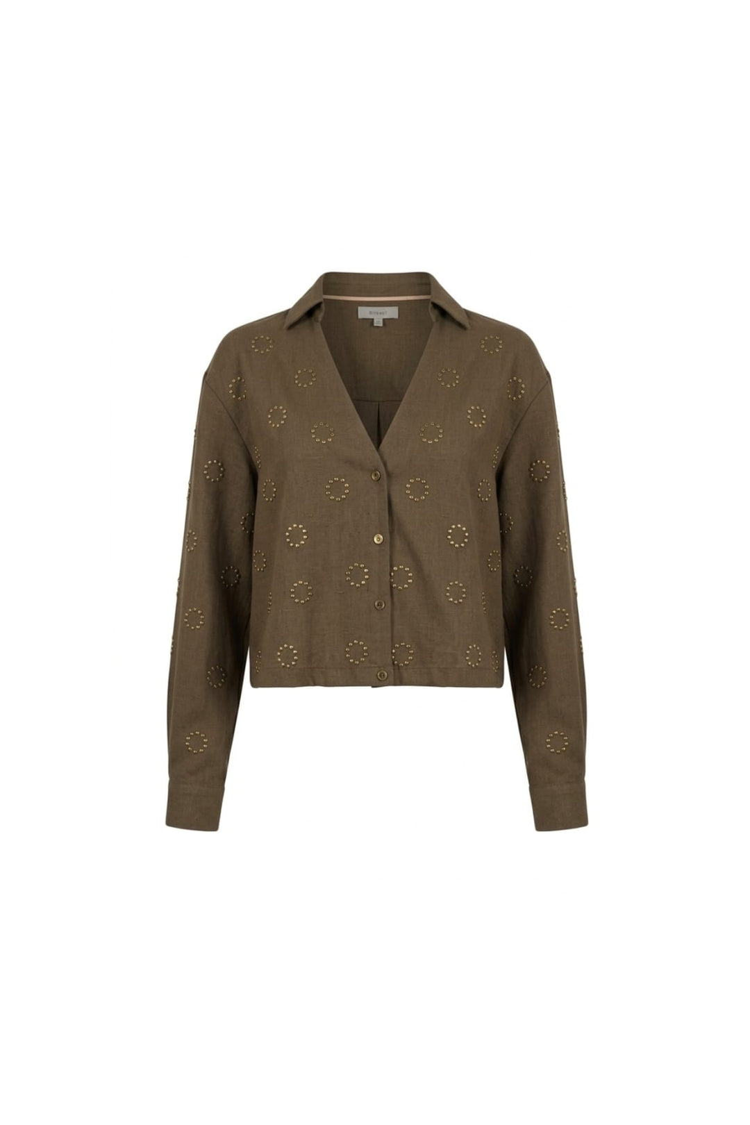 Nukus NKF02197 Anika blouse bruin melee