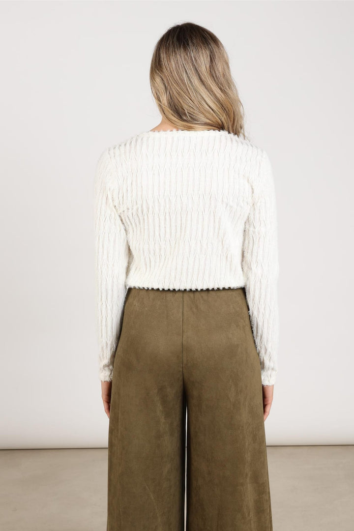 Nukus NKF01075 Grace top ecru – dames