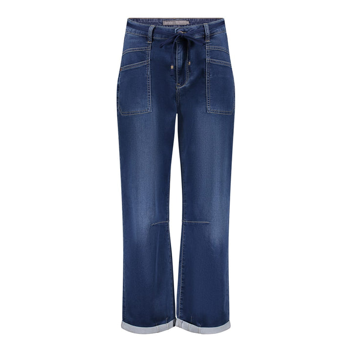 Geisha 61545-10 jeans low croth-baggy fit blue denim – dames