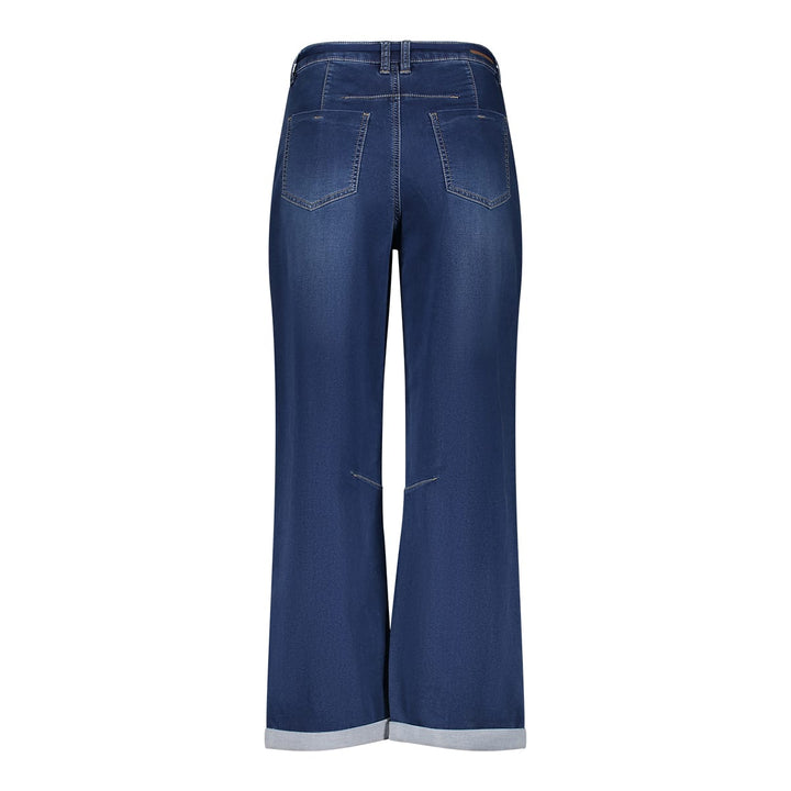 Geisha 61545-10 jeans low croth-baggy fit blue denim – dames
