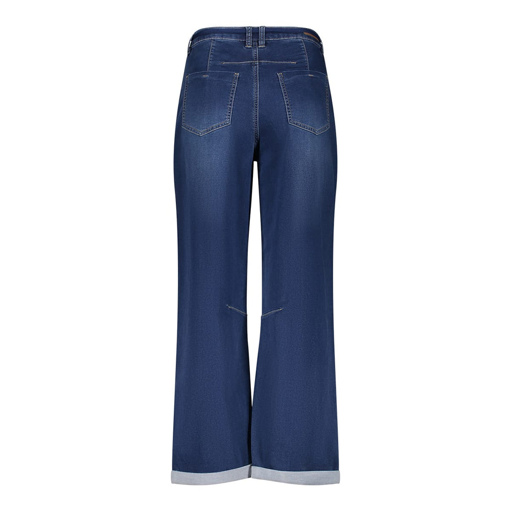 Geisha 61545-10 jeans low croth-baggy fit blue denim – dames