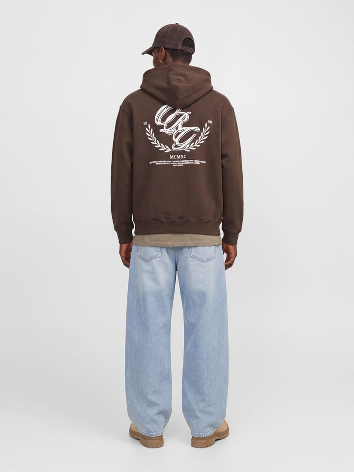 Jack &amp; Jones 12305616 Frediriksberg sweater bruin – heren