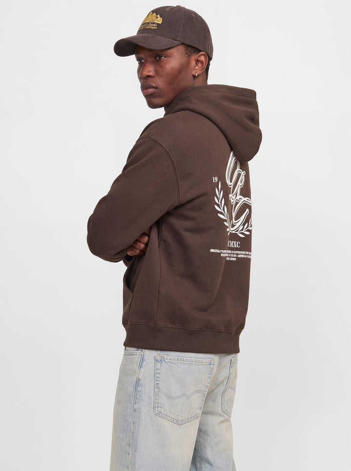 Jack &amp; Jones 12305616 Frediriksberg sweater bruin – heren