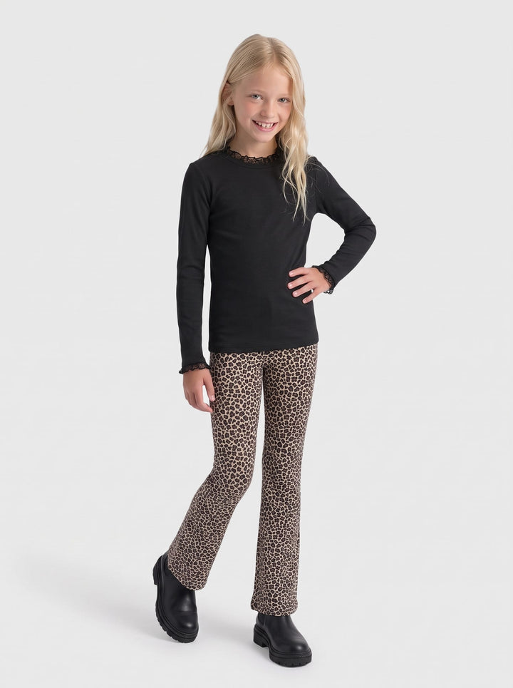kids only 15364585 Leslie t-shirt l/m zwart