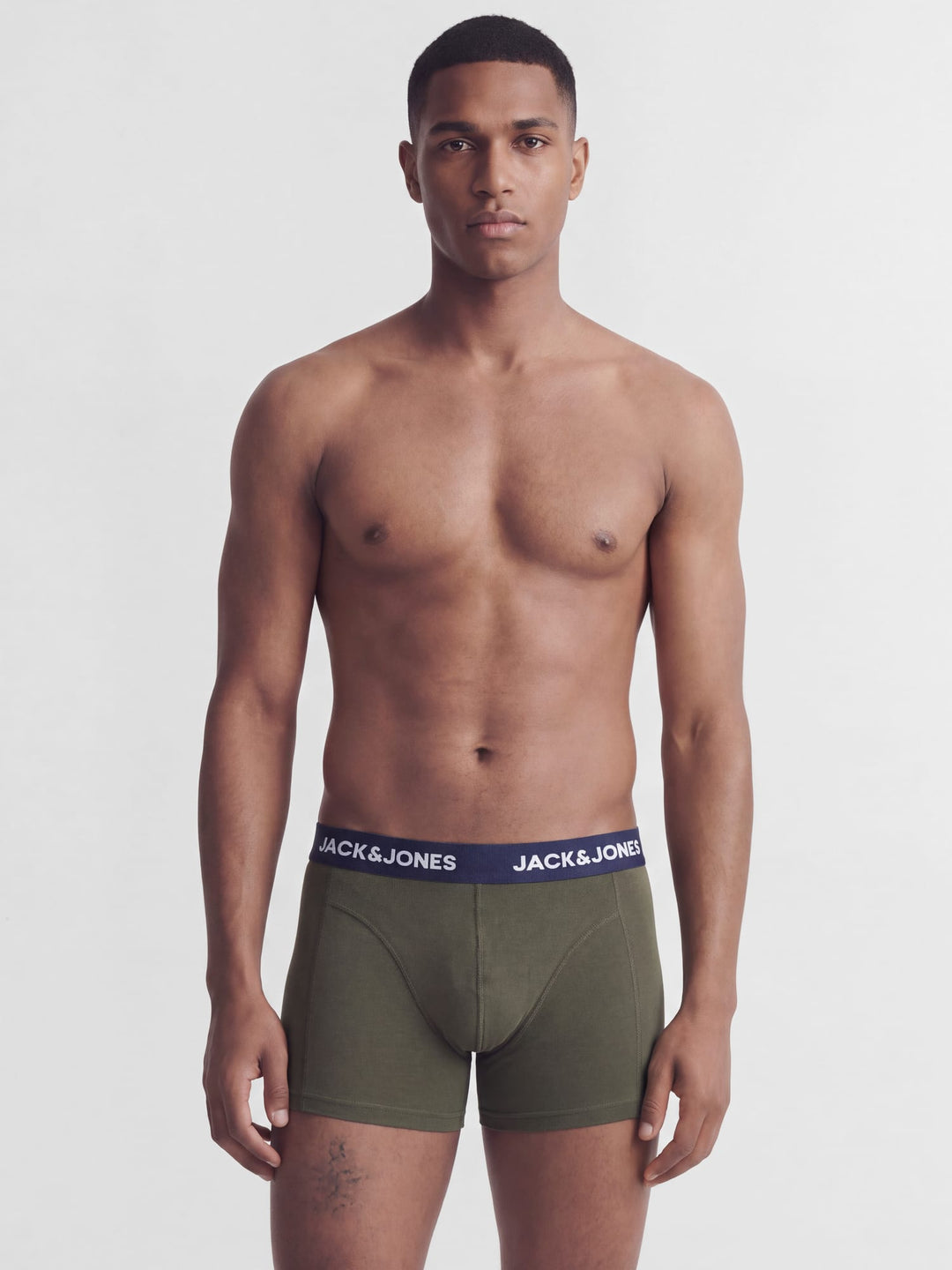 Jack &amp; Jones 12300931 Lamp boxershort donkergroen – heren