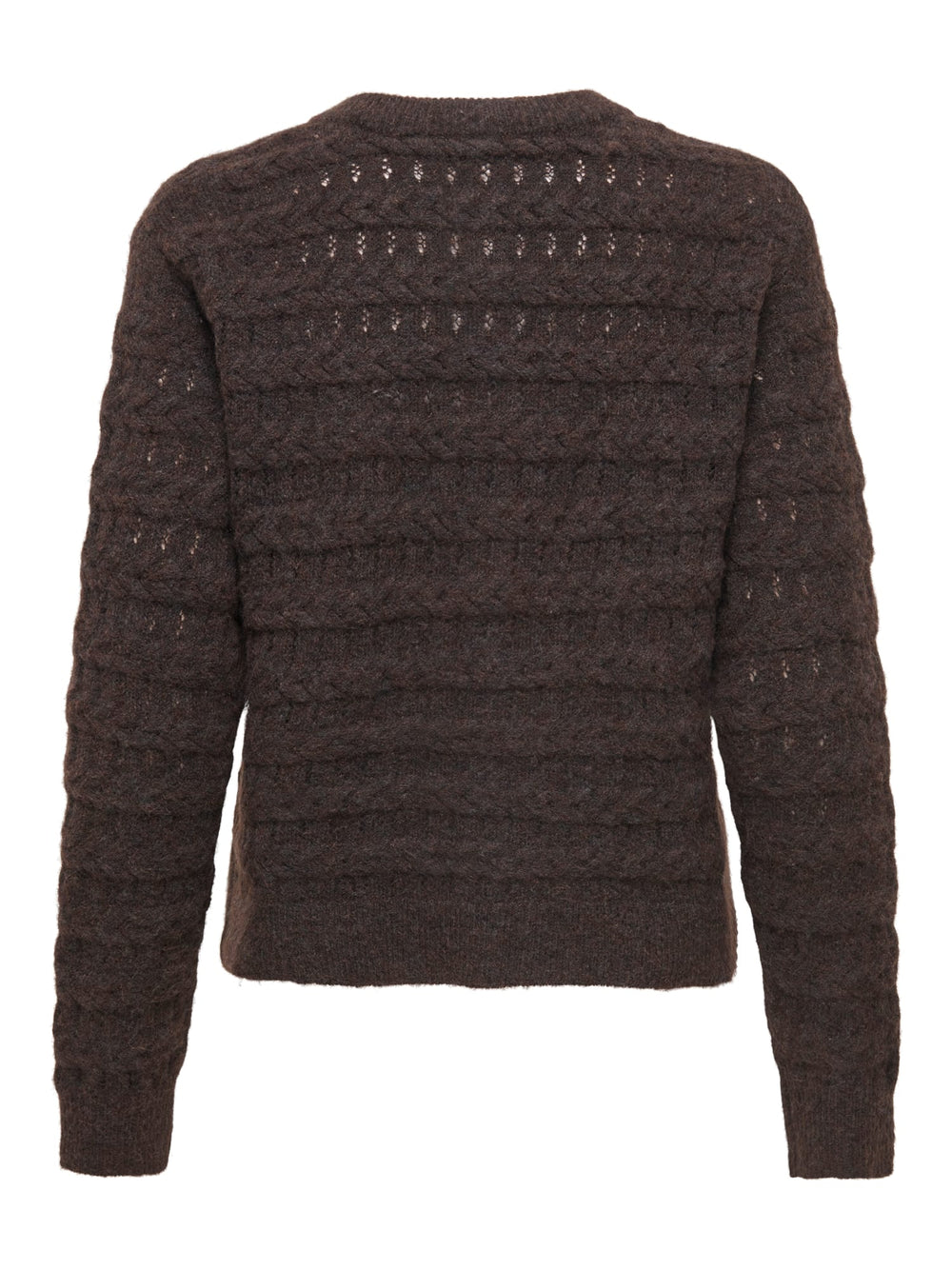 Only 15375144 cabala vest gebreid dames bruin