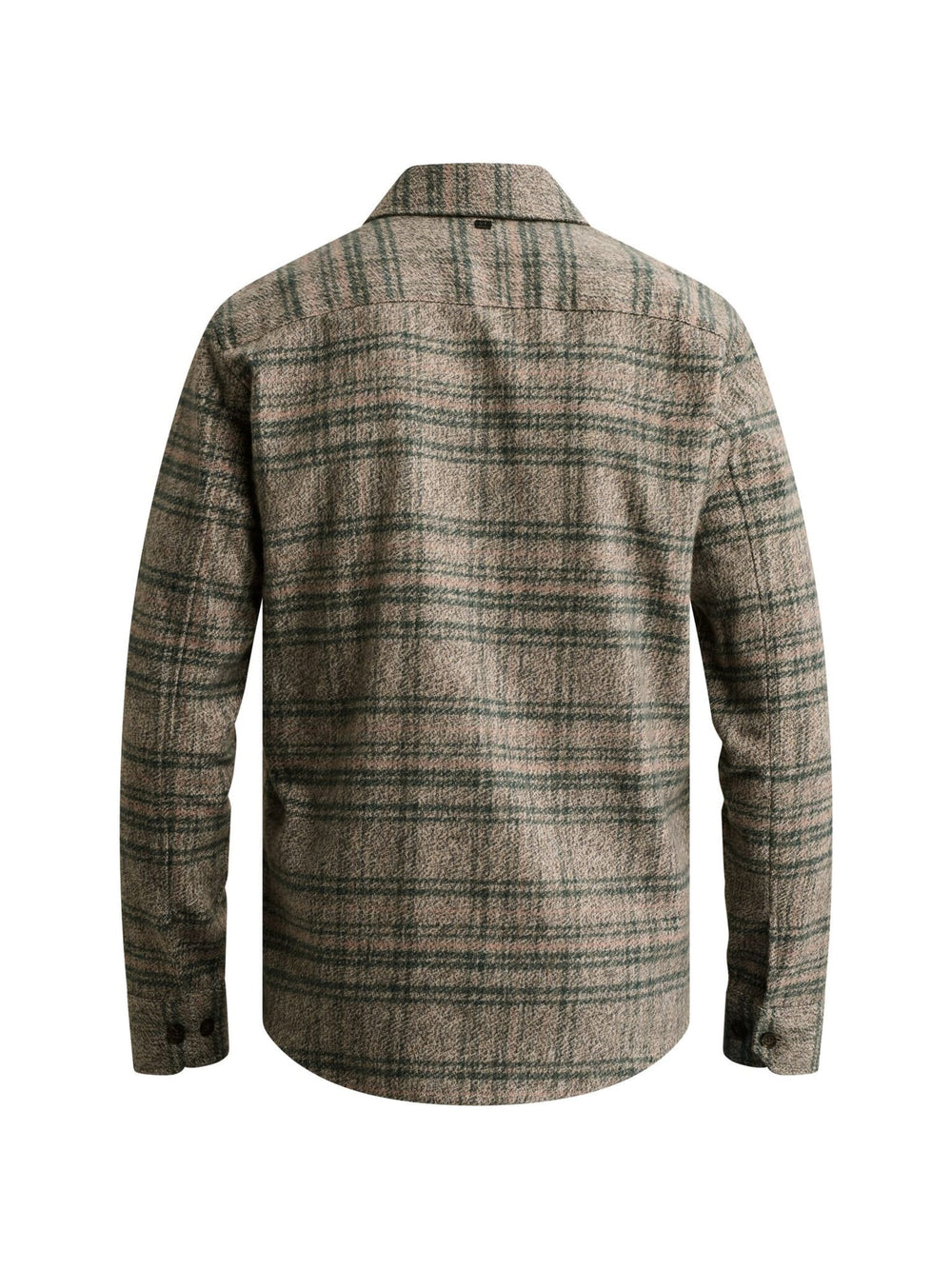 Vanguard VSI2609231 overhemd l/m heren bruin dessin