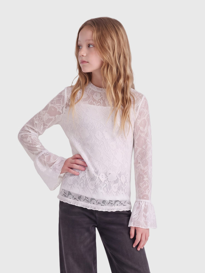 kids only 15372337 Toos t-shirt l/m off-white