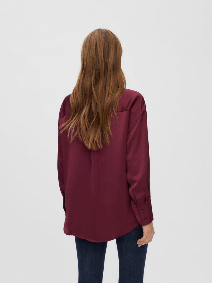 VERO MODA 10351765 Miro blouse l/m bordeaux