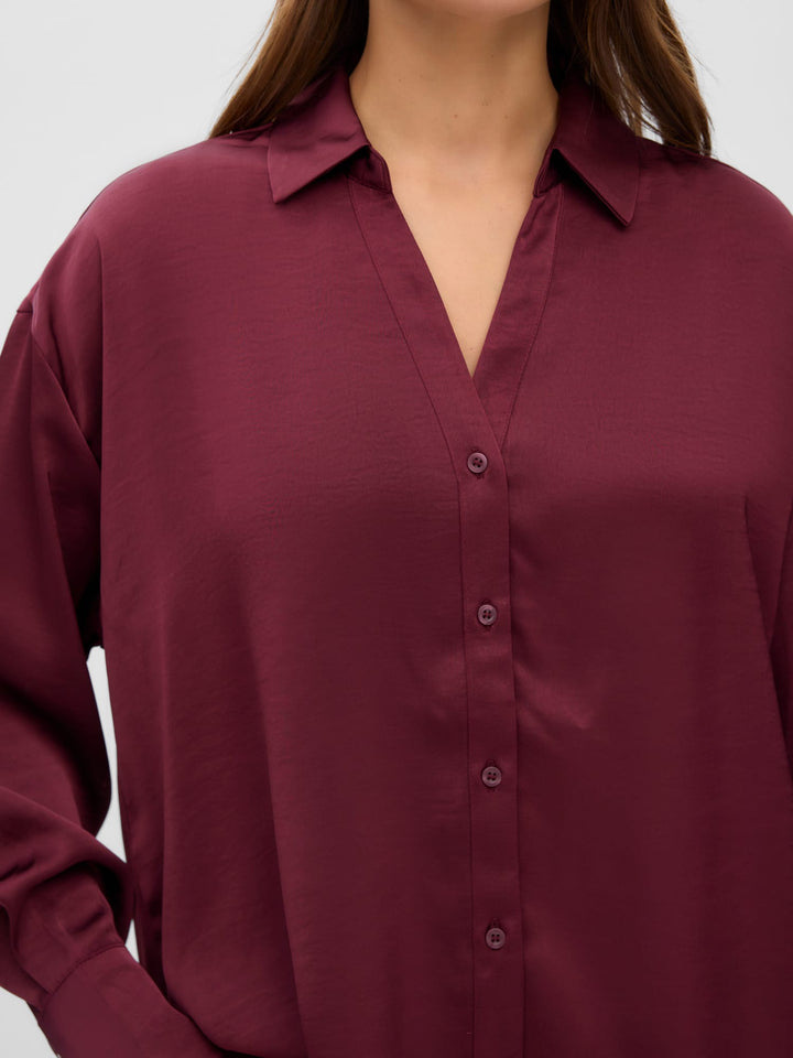 VERO MODA 10351765 Miro blouse l/m bordeaux
