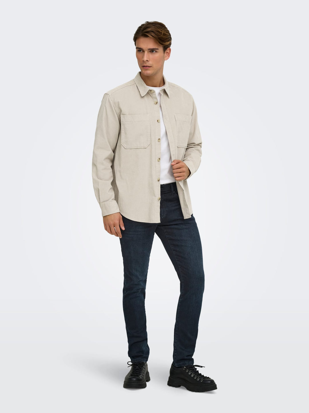 ONLY &amp; SONS 22026921 Loom jeans slim fit blue denim – heren - L32