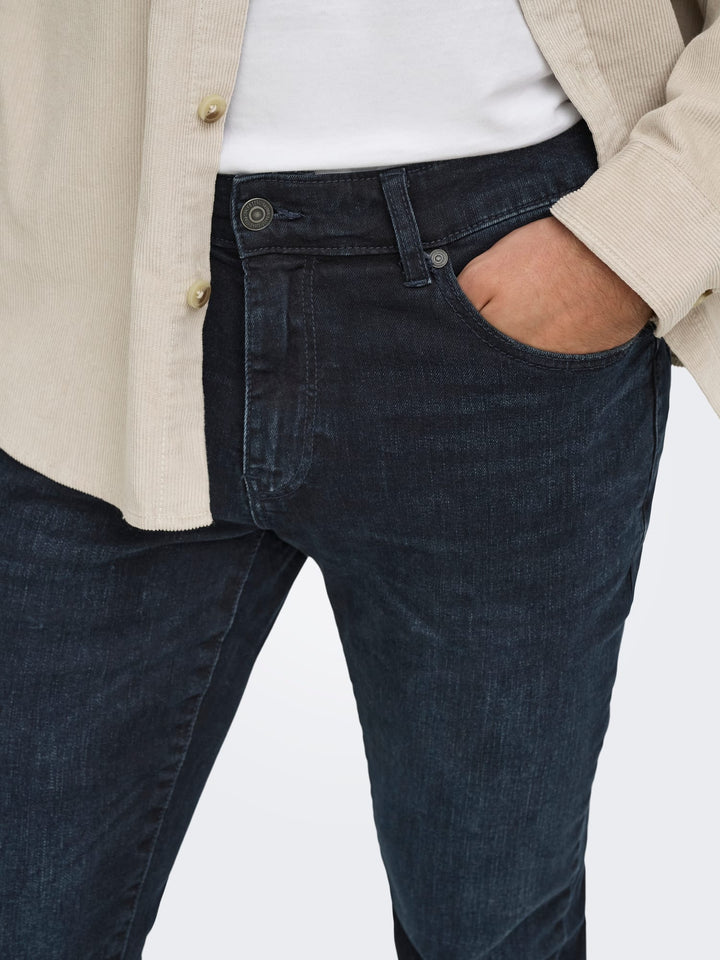 ONLY &amp; SONS 22026921 Loom jeans slim fit blue denim – heren - L34