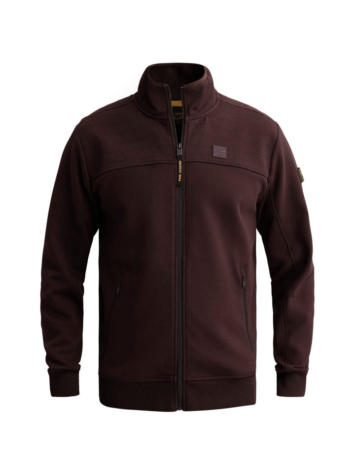 PME-Legend PSW2610475 vest sweat aubergine – heren