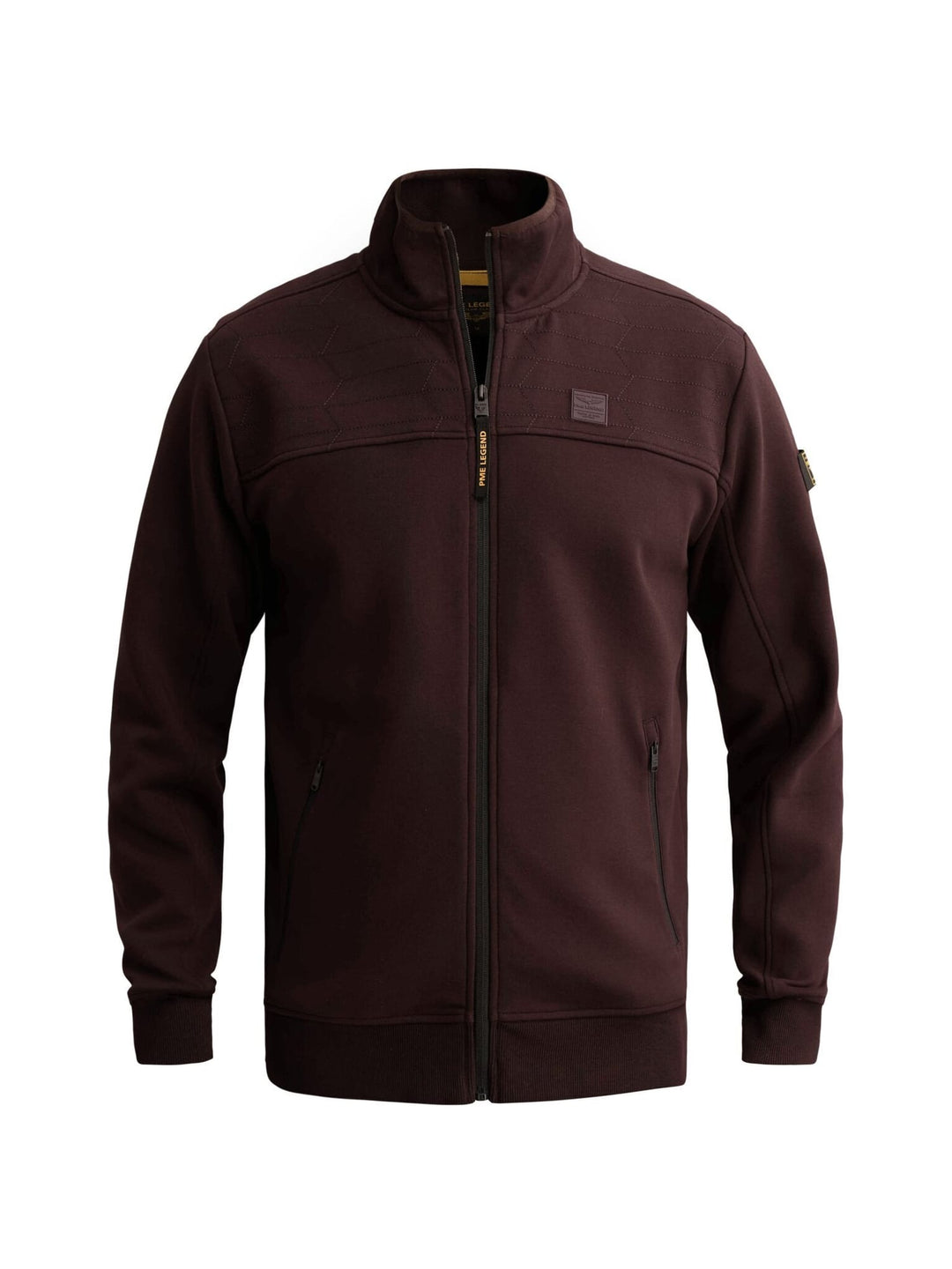 PME-Legend PSW2610475 vest sweat aubergine – heren