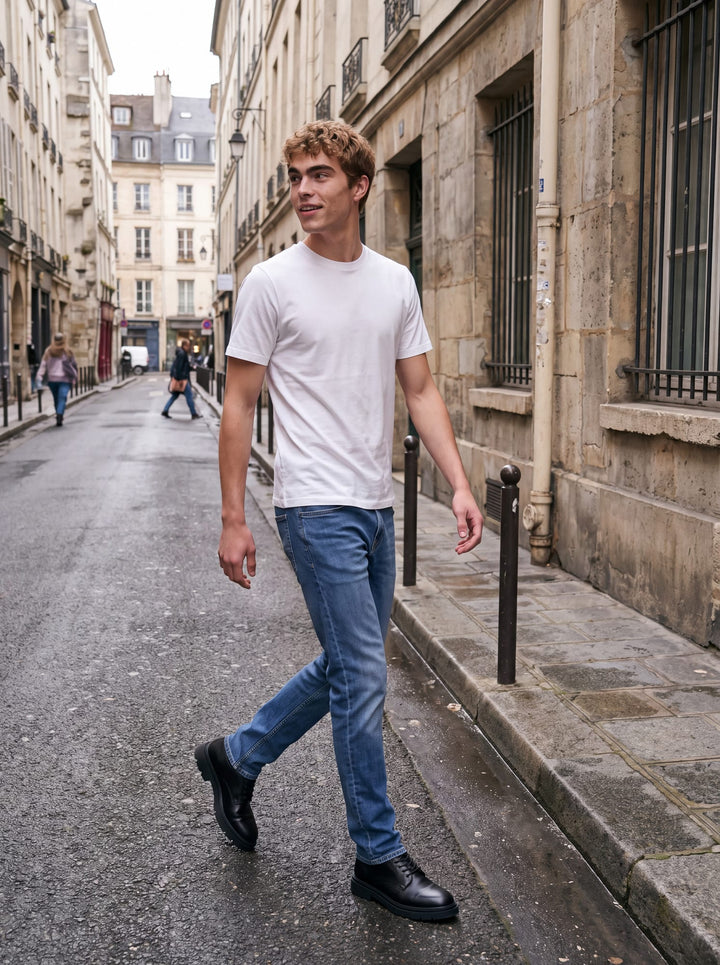 Jack &amp; Jones 12311168 Clark jeans blue denim – heren - L32
