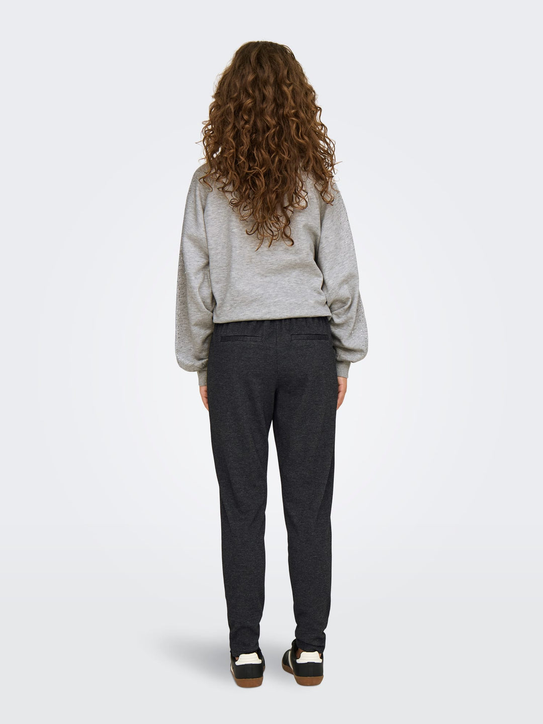 Only ONLPOPTRASH-GOZI PANT PNT NOOS antraciet – lange broek dames - 30