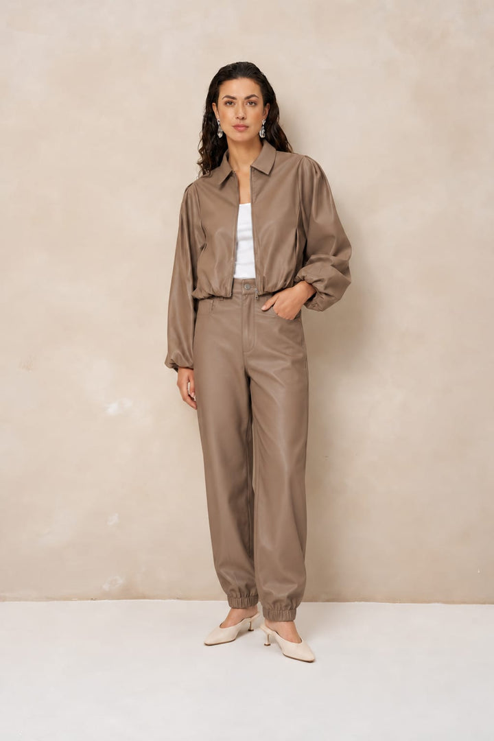 Lofty Manner RJ42 - Jacket Jillie - Cocoon taupe