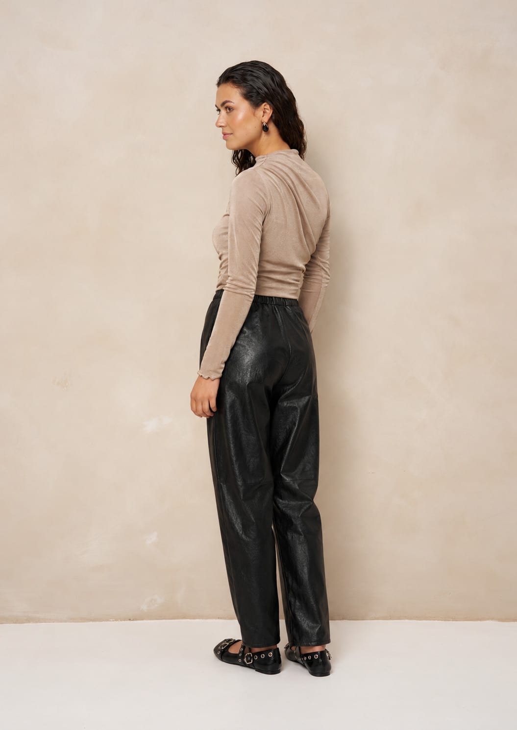 Lofty Manner RJ18 - Top Jimmi - Draped Uni taupe