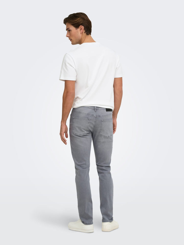 ONLY &amp; SONS 22028265 LOOM jeans slim fit grey denim – heren - 34