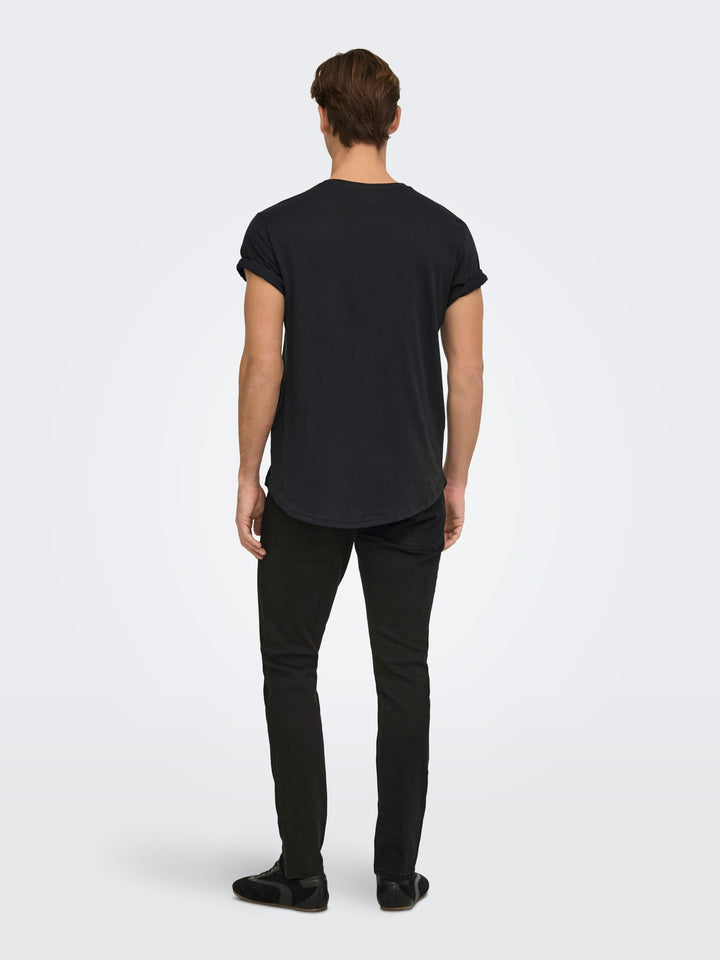 ONLY &amp; SONS 22010448 Loom jeans slim fit black denim – heren - L32