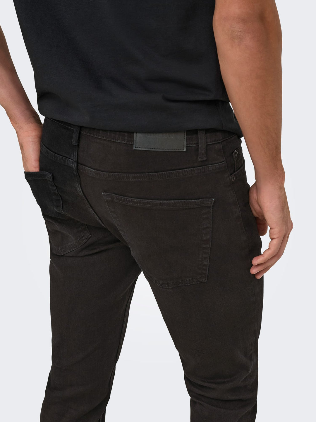 ONLY &amp; SONS 22010448 Loom jeans slim fit black denim – heren - L34