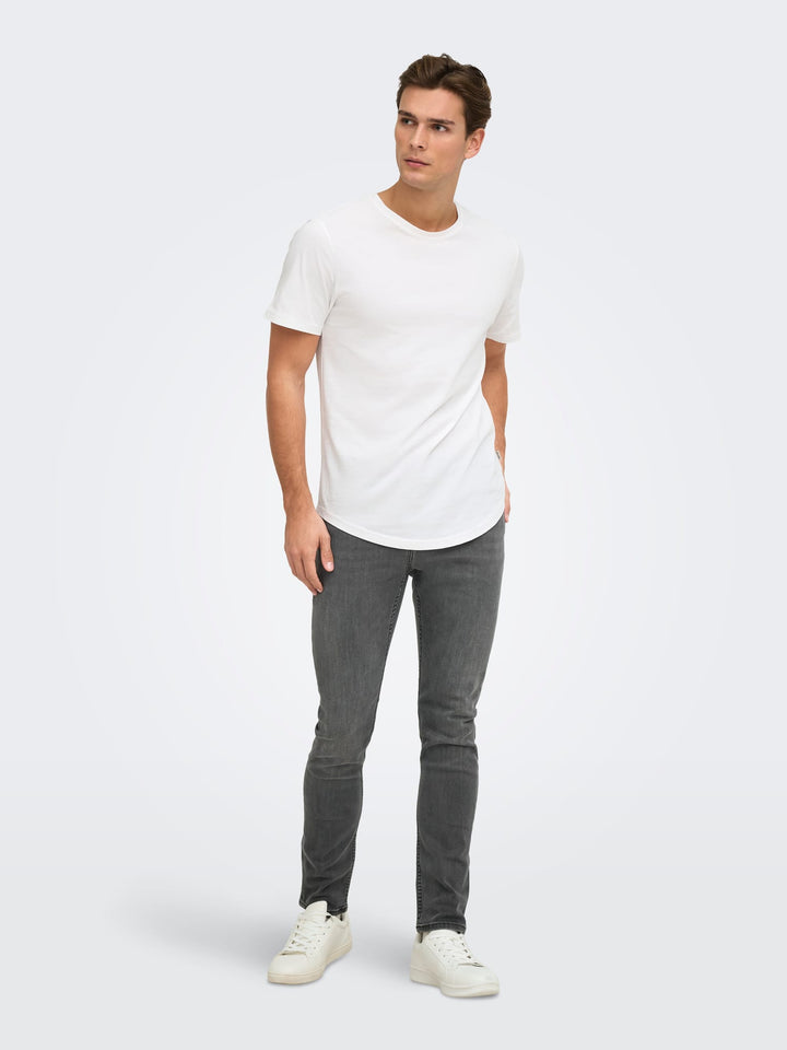 ONLY &amp; SONS 22010447 LOOM jeans slim fit black denim – heren - 34