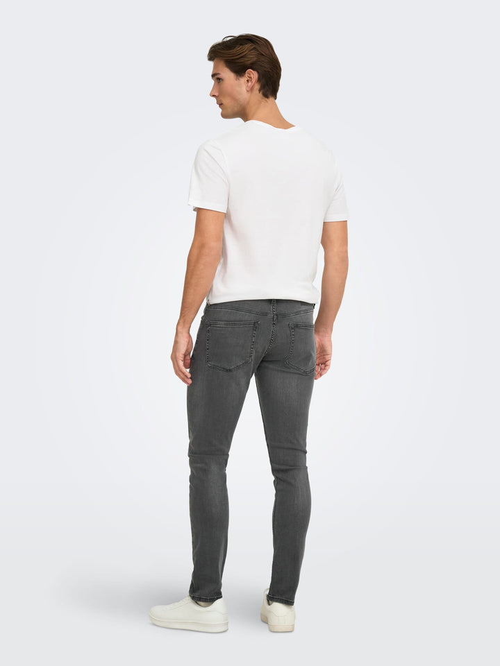 ONLY &amp; SONS 22010447 LOOM jeans slim fit black denim – heren - L32