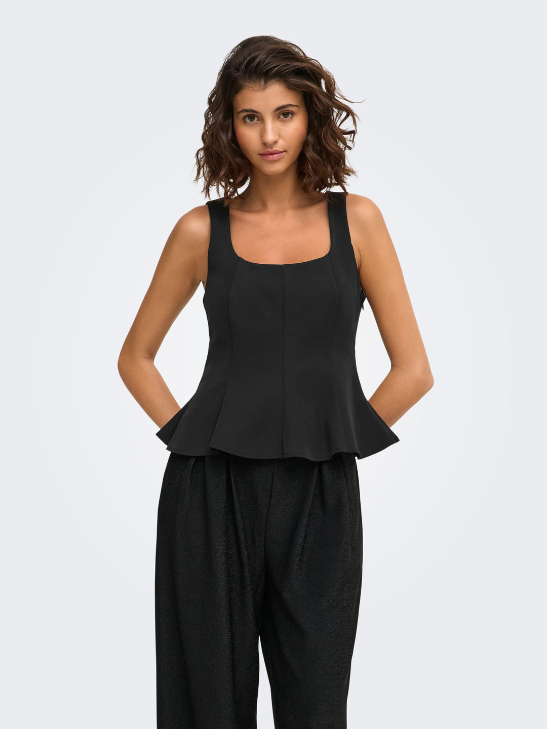 Only 15367275 Orleen top zwart – dames