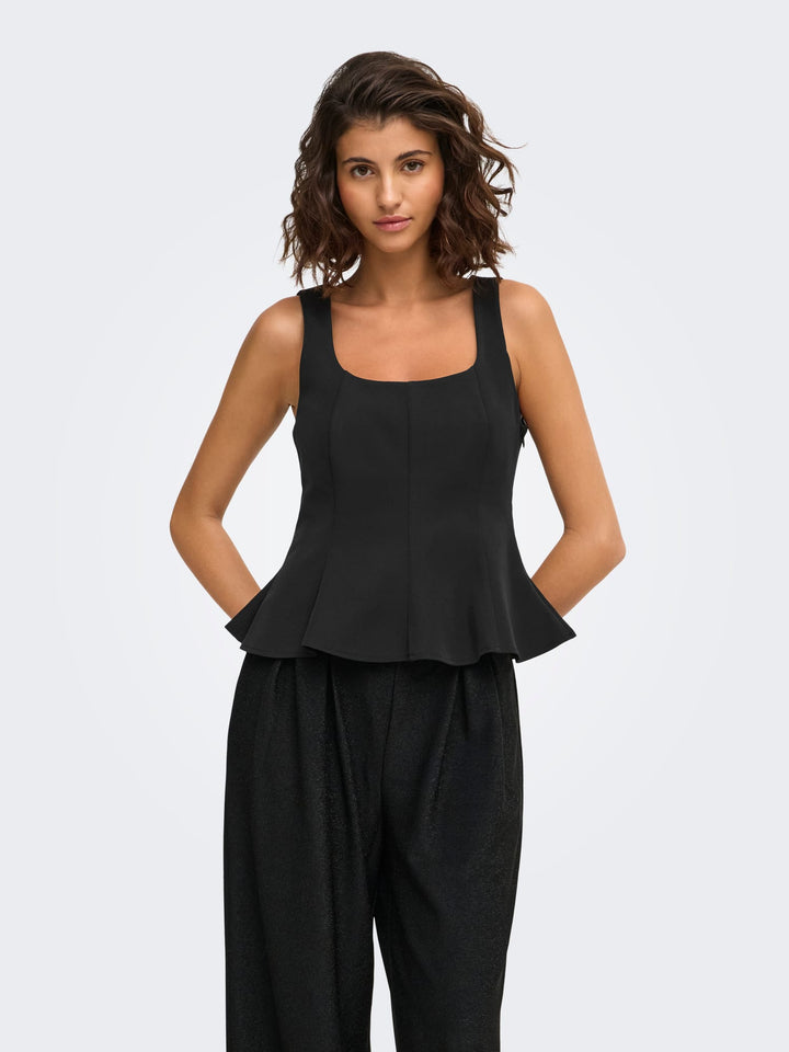 Only 15367275 Orleen top zwart – dames