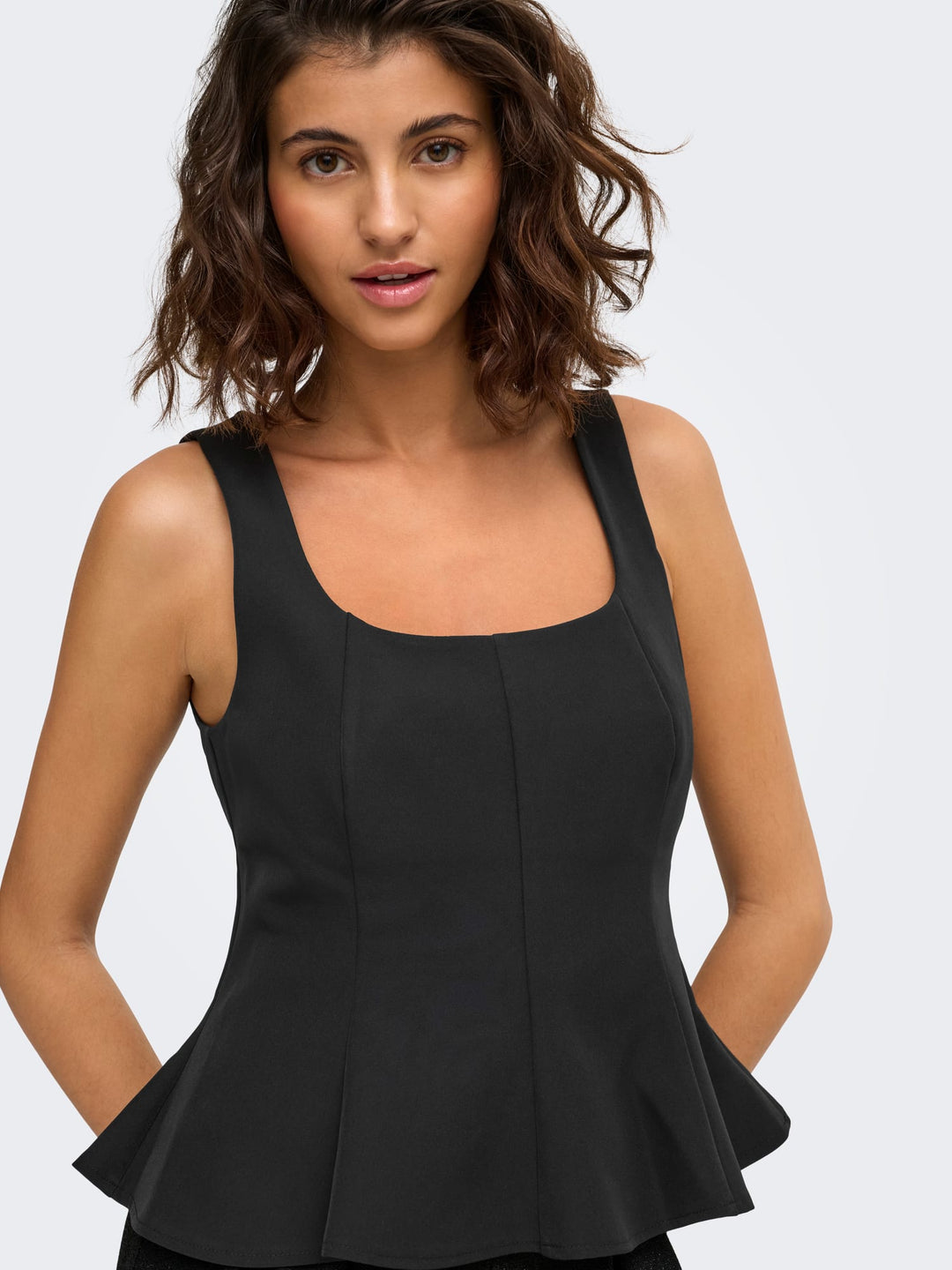 Only 15367275 Orleen top zwart – dames