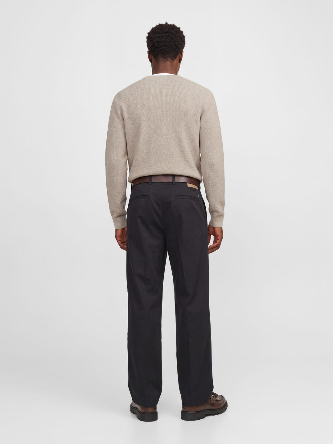 Jack &amp; Jones 12305682 stanley trui zand – heren
