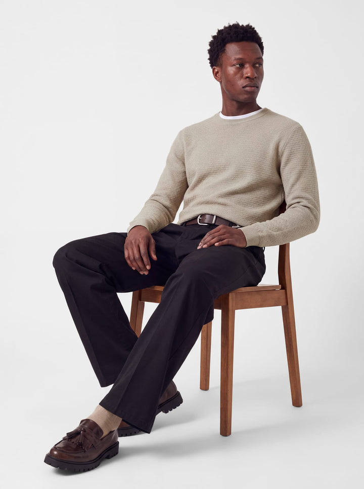 Jack &amp; Jones 12305682 stanley trui zand – heren