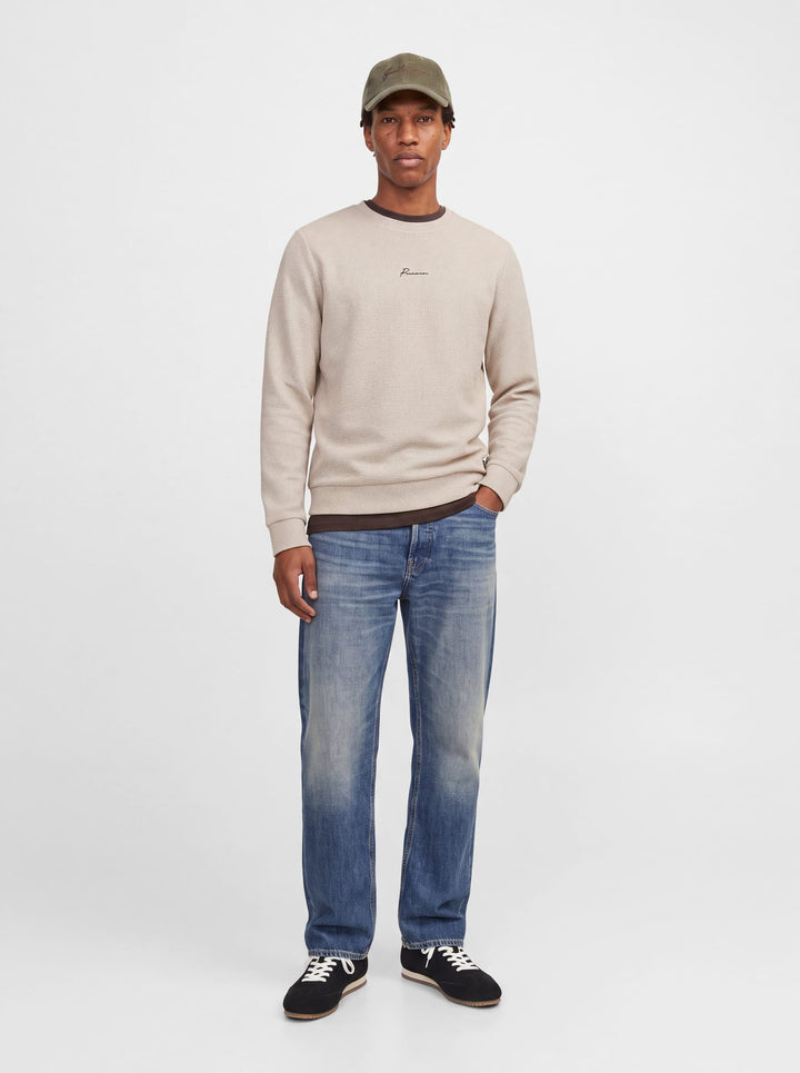 Jack &amp; Jones 12177126 BLAFRANCO sweater beige – heren