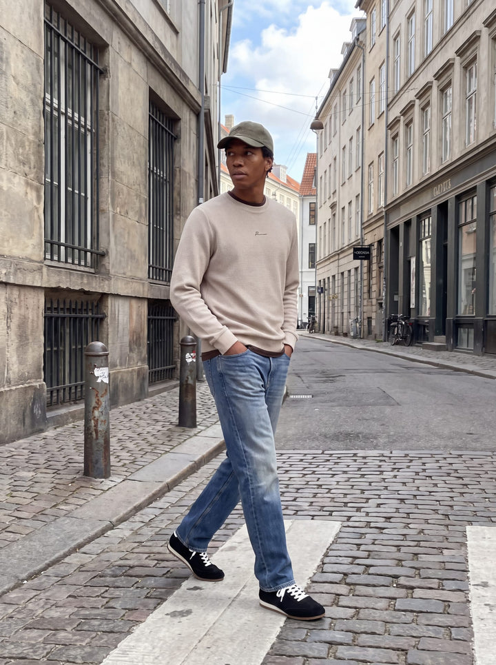 Jack &amp; Jones 12177126 BLAFRANCO sweater beige – heren