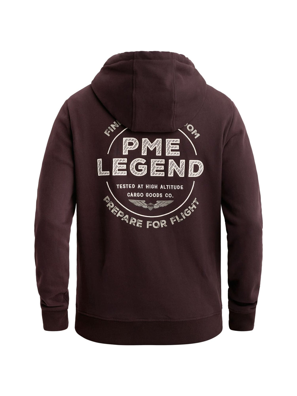 PME-Legend PSW2610485 sweater paars dessin – heren - Aubergine