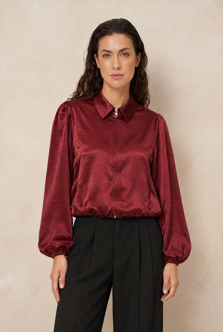 Lofty Manner RK52 - Jacket Kairi bordeaux – dames