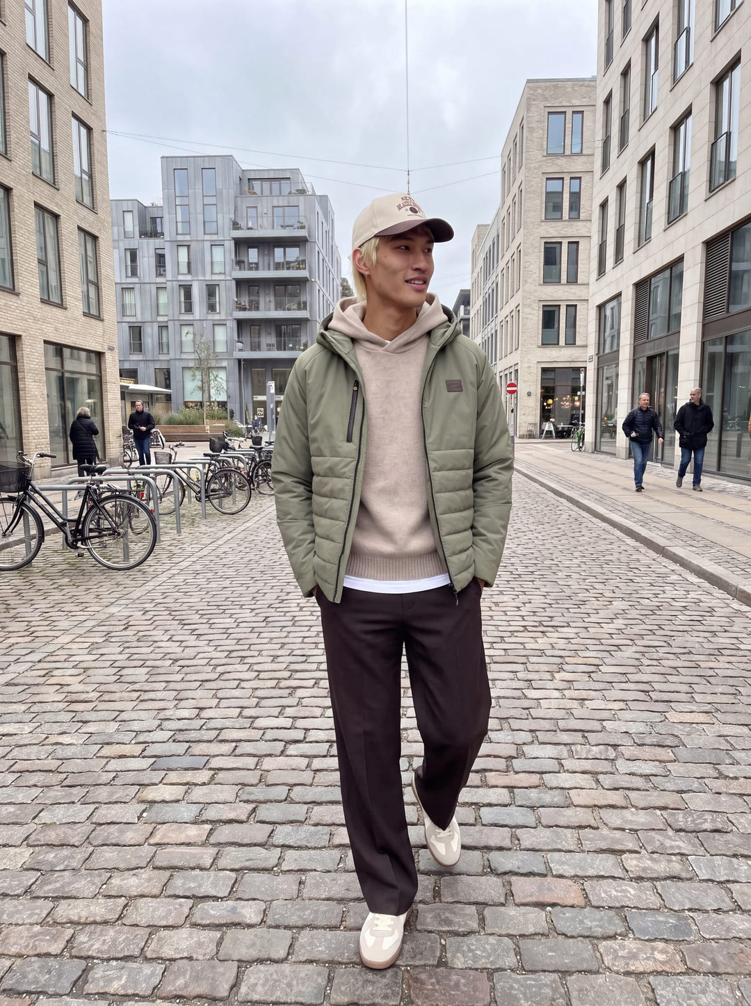 Jack &amp; Jones 12279247 Finn winterjas olijf – heren