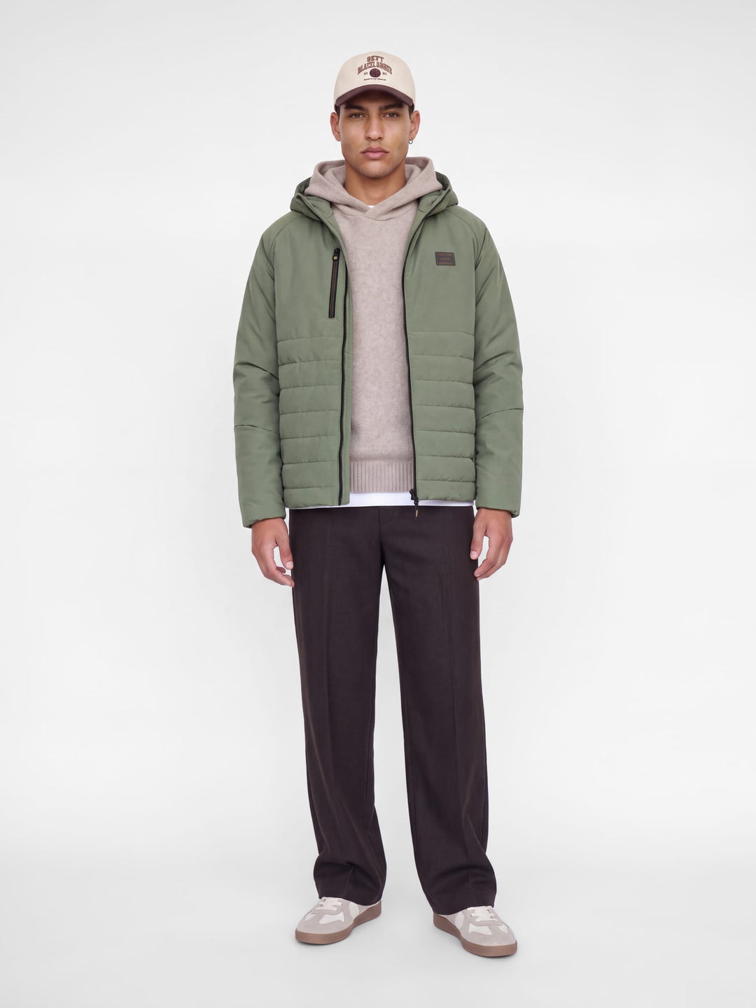 Jack &amp; Jones 12279247 Finn winterjas olijf – heren