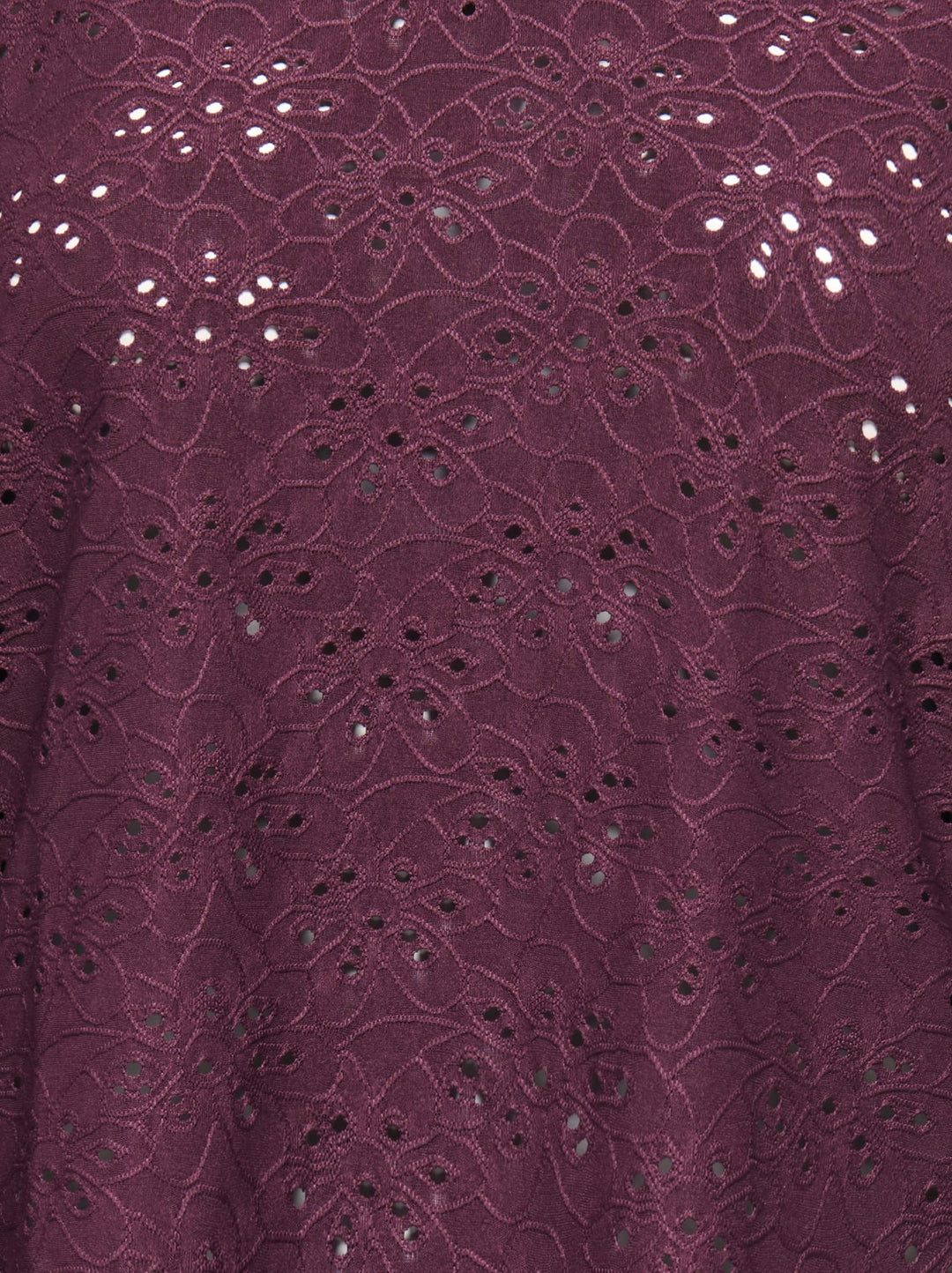 Only 15386530 Smilla top met lange mouwen bordeaux