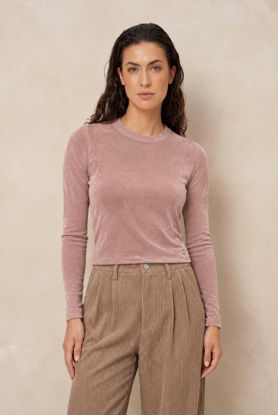 Lofty Manner RJ07.2 Jessy top l/m oud roze
