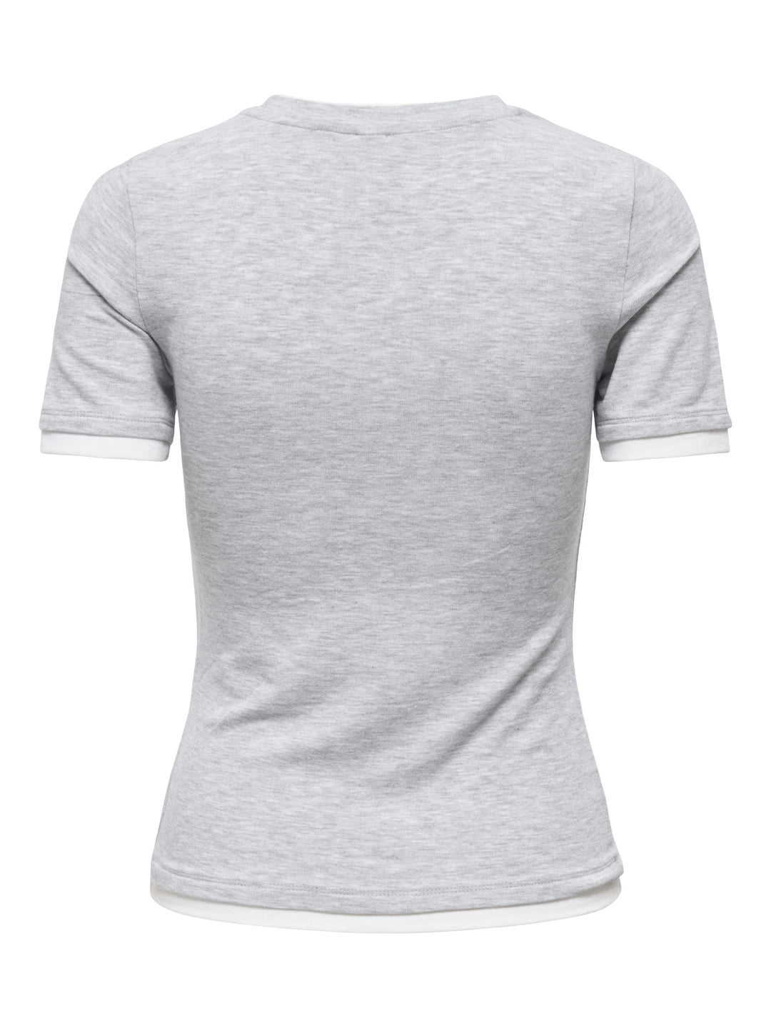 Only 15369930 Viggo T-shirt lichtgrijs – dames