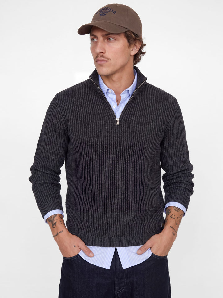 Jack &amp; Jones 12298317 Dover trui zwart – heren