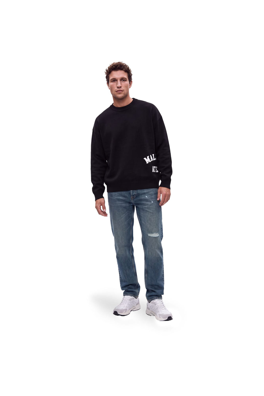 Malelions MMB50026013 sweater heren zwart