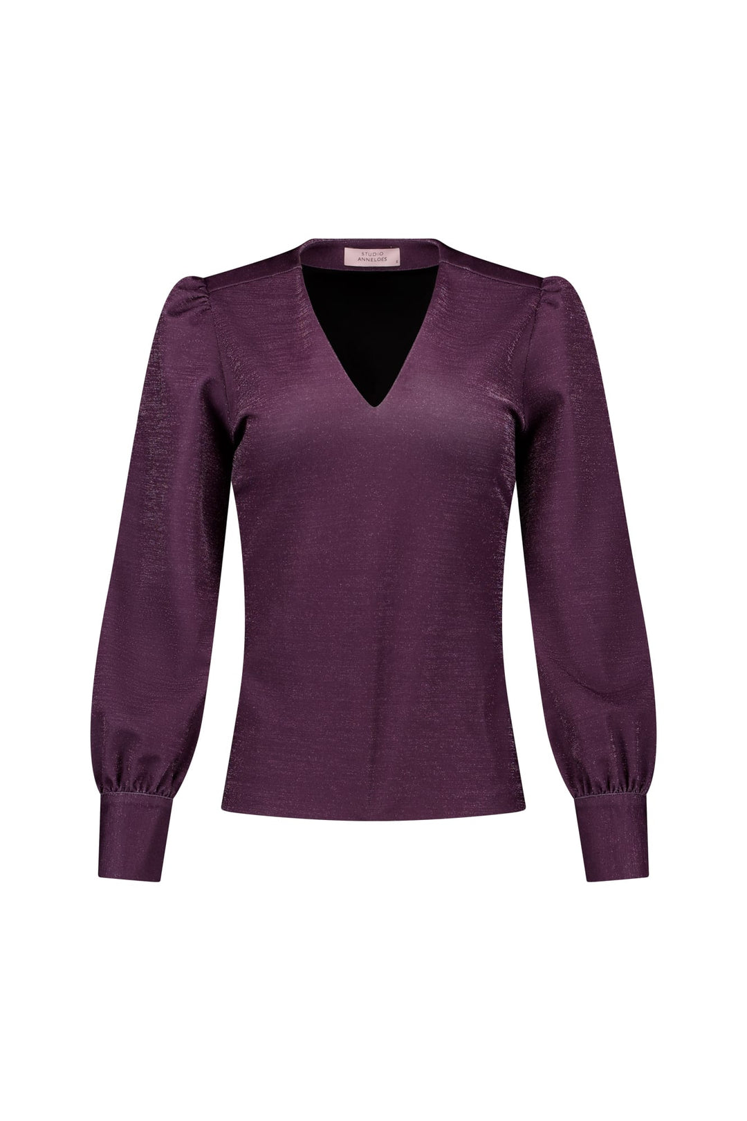 Studio Anneloes 14464 Crisje top aubergine