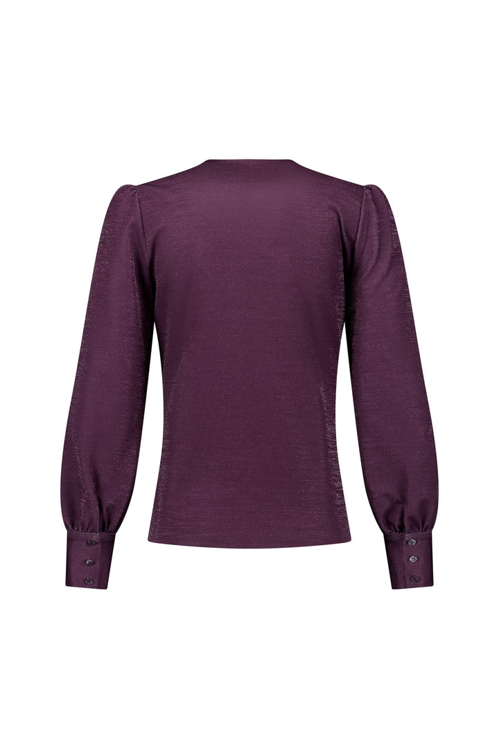 Studio Anneloes 14464 Crisje top aubergine