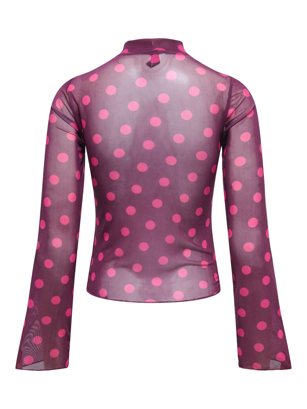 Only 15393029 Erica top met lange mouwen paars dessin