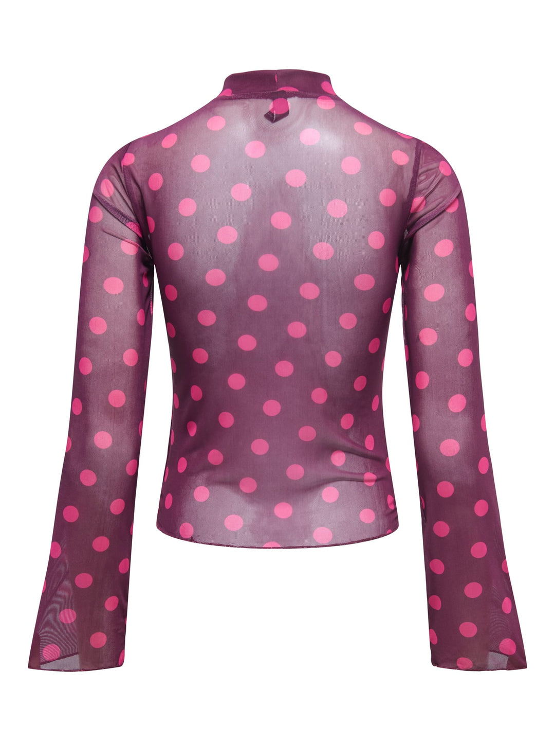 Only 15393029 Erica top met lange mouwen paars dessin